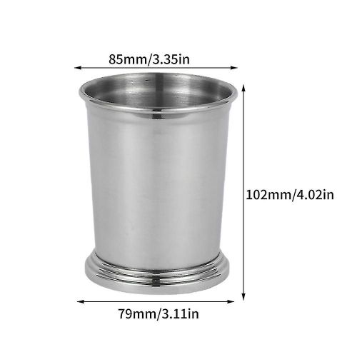 Menthe Julep Tasse Verre Barre En Acier Inoxydable Maison Capacité 350ml Cocktail Mojito