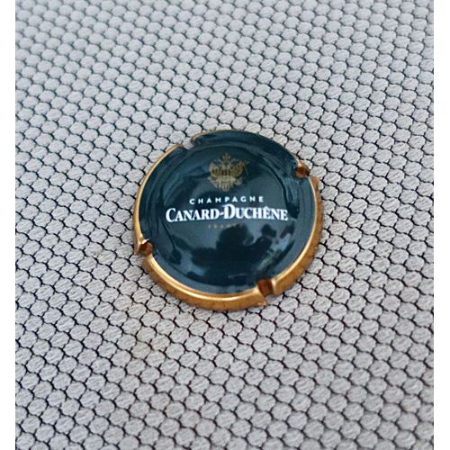 Capsule De Champagne Canard Duchêne Vert Foncé Et Or.