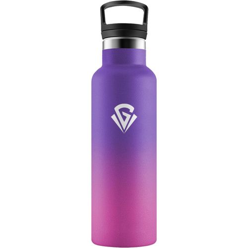 Gourde Isotherme 500ml, Bouteille Isotherme Double Paroi, Gourde Inox Aver Paille, Sans Bpa, Étanche & , Bouteille Isotherme Pour Enfant, Adulte, L'école, Bureau, Extérieur, Camping