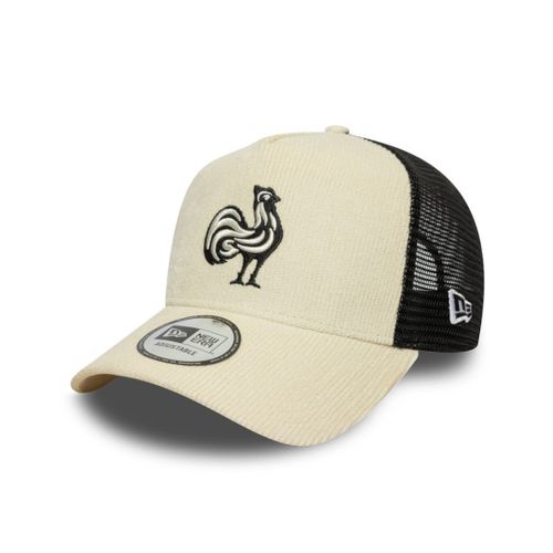 Casquette Cord Ef Trucker, 9forty Fédération Française De Rugby Beige