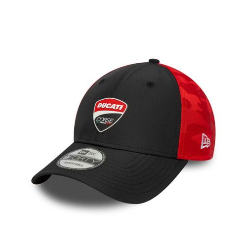 Casquette 9forty New Era Adjustable Ducati, Moto Gp, Rouge Et Noire, Taille Unique
