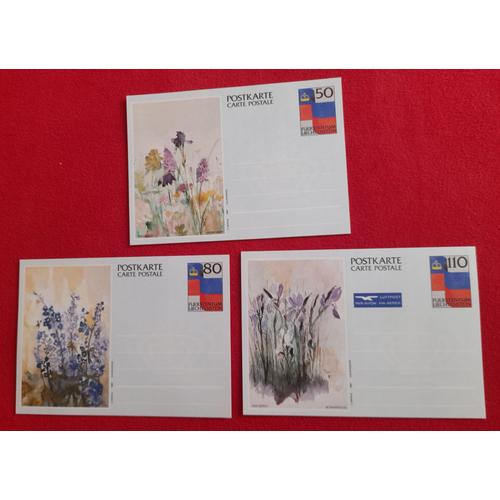 Cartes Postales Pré-Payées - Liechtenstein 1987