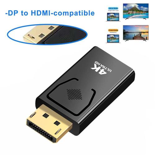 Convertisseur adaptateur Display Port DP mâle vers HDMI femelle pour 4K HD 1080P
