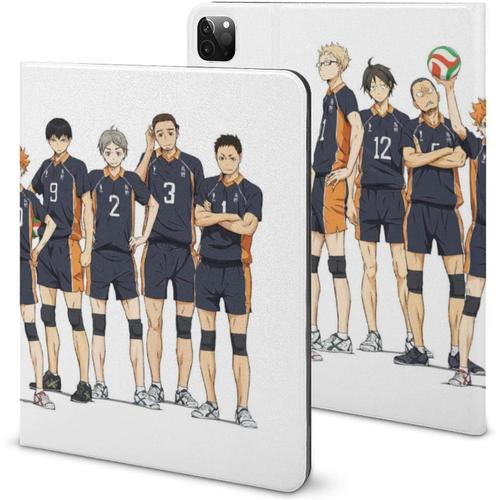 Coque Ipad Pro 2021 (11 Pouces) Mignon Haikyuu !! Étui Pour Tablette Populaire Anime, Prévention Des Rayures, Fente Pour Stylo, Fonction De Veille Automatique