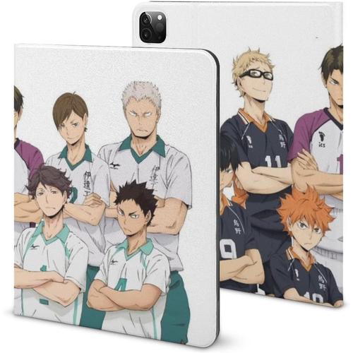 Coque Ipad Pro 2021 (11 Pouces) Mignon Haikyuu !! Étui Pour Tablette Populaire Anime, Prévention Des Rayures, Fente Pour Stylo, Fonction De Veille Automatique