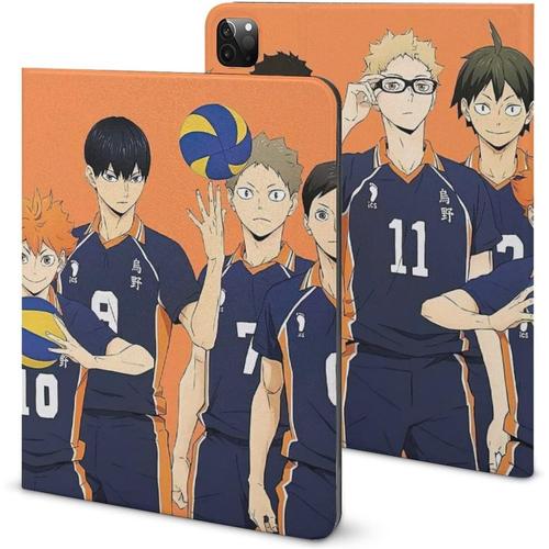 Coque Ipad Pro 2021 (11 Pouces) Mignon Haikyuu !! Étui Pour Tablette Populaire Anime, Prévention Des Rayures, Fente Pour Stylo, Fonction De Veille Automatique