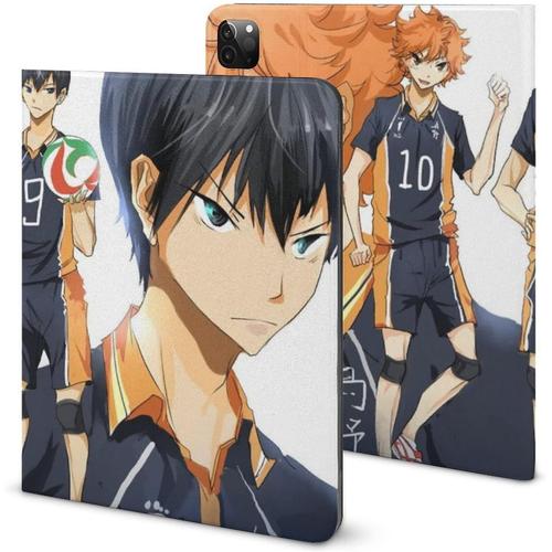 Coque Ipad Pro 2021 (11 Pouces) Mignon Haikyuu !! Étui Pour Tablette Populaire Anime, Prévention Des Rayures, Fente Pour Stylo, Fonction De Veille Automatique