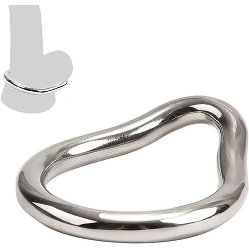Kal-Anneau De Pénis Pour Ta Formation De Gland, Acier Inoxydable Jouets Sexuels Cockrings Pour Les Hommes Extrême, Adultes Testicules Sm Bondage Scrotum Pendentif Anneau (51mm)