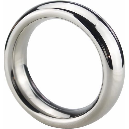 Kal-Acier Inoxydable Cockring Anneaux De Pénis Sexuelle Set Qualité Métal Pénis Bondage Stretch Anneau Testicules Hommes Jouets Sexuels (50mm,Silver)