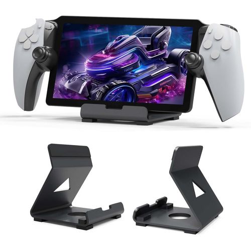 Support Pour Sony Playstation Portal, Support De Jeu En Aluminium, Stand Base Portable Compatible Avec Steam Deck/Switch/Rog-Noir