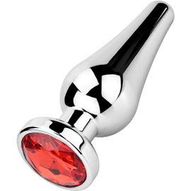 Kal-Plug Anale Femme Débutante Plug Anal En Métal Dilatateur Anal Conique Rouge M