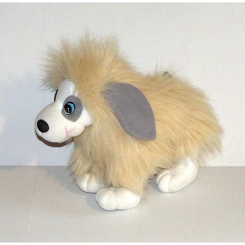 Peluche Chien Joli Toutou Poils Longs Jemini