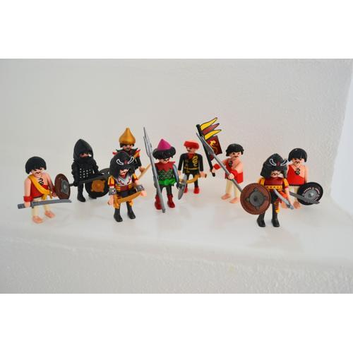 Playmobil Lot Guerriers Chevaliers Samourai Ninja