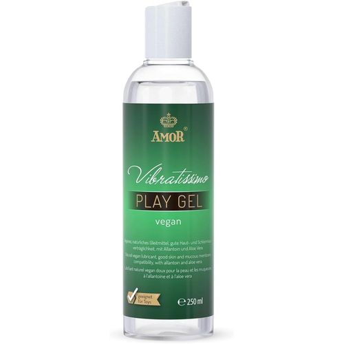 Kal-Play Gel Vegan 250 Ml I Lubrifiant Sans Composants D'origine Animale I Gels Lubrifiants À Base D'eau I Lubricant Gel Convient Pour Jouets En Silicone & Préservatifs En Latex