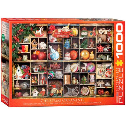 Puzzle 1000 Pièces Décorations De Noël Eurographics