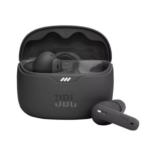 JBL TUNE Beam - Écouteurs sans fil avec micro - intra-auriculaire - Bluetooth - Suppresseur de bruit actif - isolation acoustique - noir