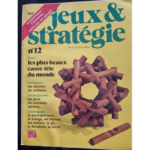 Jeux & Stratégies N° 12 Science Et Vie Déc 1981/Janv 1982