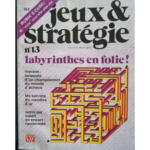 Jeux & Stratégies N° 13 Science Et Vie Fév/Mars 1982