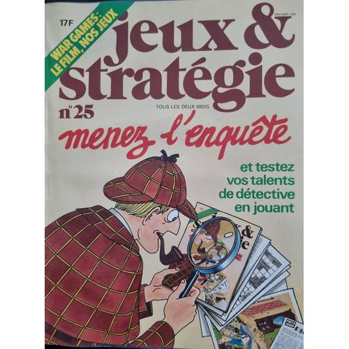 Jeux & Stratégies N° 25 Science Et Vie Fév/Mars 1984