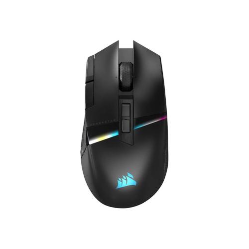 CORSAIR Gaming Darkstar - Souris - optique - 15 boutons - sans fil - Bluetooth, 2.4 GHz - récepteur sans fil Slipstream