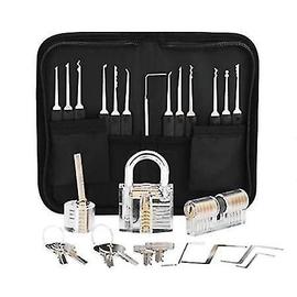 Kit de Crochetage Lockpicking Kit Crochetage Serrure avec clé cassée Enlever  les crochets Verrouiller Extracteur Set Outil de serr