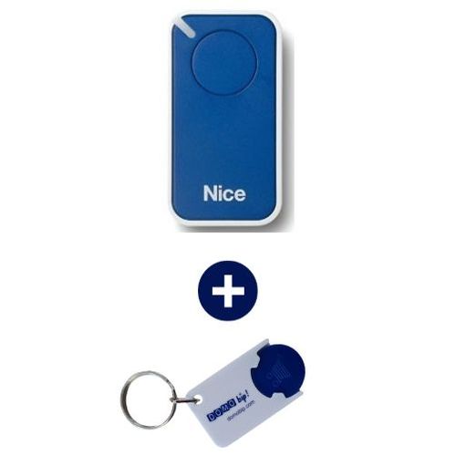 NICE - TÉLÉCOMMANDE 1 canal INTI1B + 1 porte - clés DOMOBIP