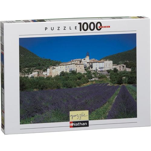 Nathan - Puzzle - Venterol, Paysage Provencal Lavandes - 1000 Pieces - Ref :874941