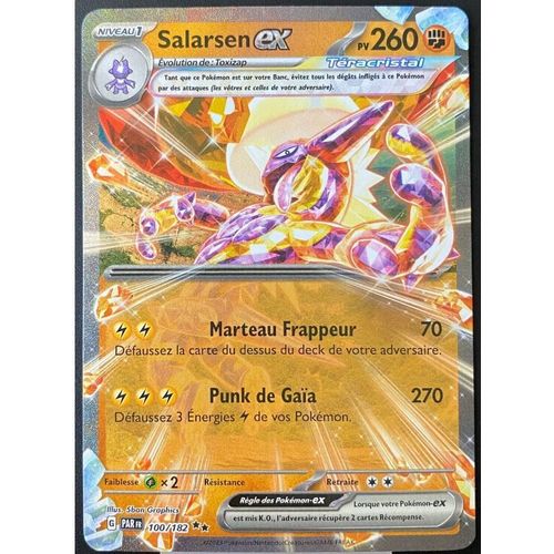 Pokemon Ex Salarsen 100 / 182 Ultra Rare Ev4