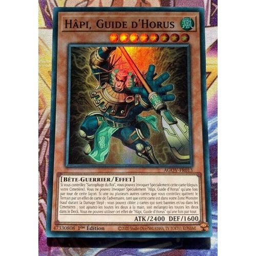 Yu Gi Oh Agov Fr013 Hâpi Guide D'horus Super Rare