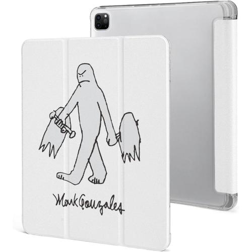 Étui Pour Ipad Pro 2021 Mark Gonzales 12,9 Pouces, Type Ordinateur Portable, Support À Trois Volets Avec Porte-Stylo, Veille/Réveil Automatique