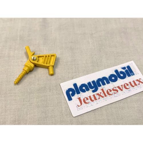 Playmobil Playmo Space - Pièce De Rechange Outil P3589a Ep3589aa Foreuse Perceuse Jaune 3320 3509 3535 3557 3558 3589 3591 Conquête Spatiale Espace Fusée Astronaute