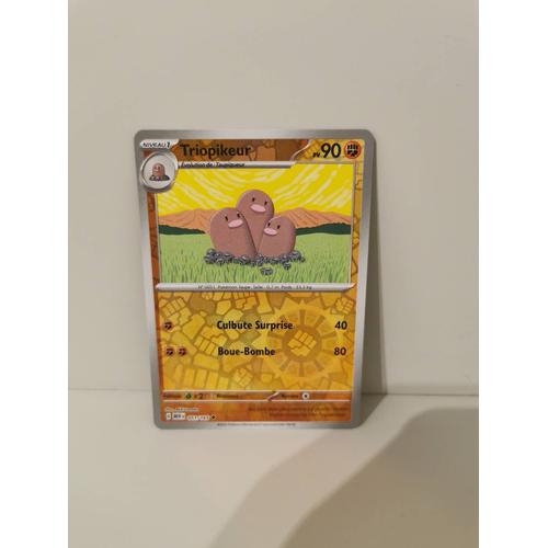 Carte Pokémon Triopikeur 051/165, Reverse