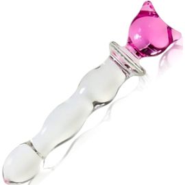 Kal-Plug Verre Plug Anal En Verre 20.8cm ¿3-3,4cm Sex Toy¿S Femme Sex Toy¿S Homme Rose Gode Anal Design Attrayant Accepte Chaleur Et Froid Sex Toys De Haute Qualité Sextoy Plug Femme Débutante Fops G