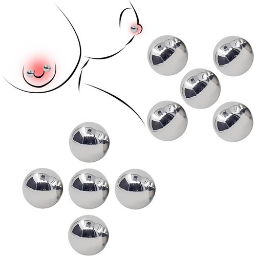 Kal-Lot De 10 Pinces À Tétons Pour Femmes, Pinces À Tétons, Bijoux Intimes Pour Femmes, Pinces À Tétons Et À Lèvres, Jouets Sexuels Pour Tétons Pour Femmes, Pinces À Clitoris Pour Elle Pour Flirt Éro