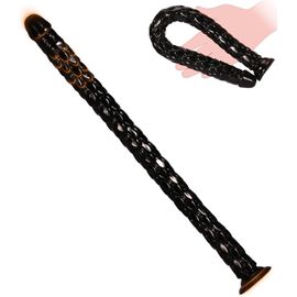Kal-42 Cm Très Long Plug Anal Sex Toys, Sextoy Anal En Forme D'écailles De Dragon, Anale Plug Anal Femme Gode Anale, Dilatateur Anal Anaux Butt Plug Sex Toýs (Noir, S)