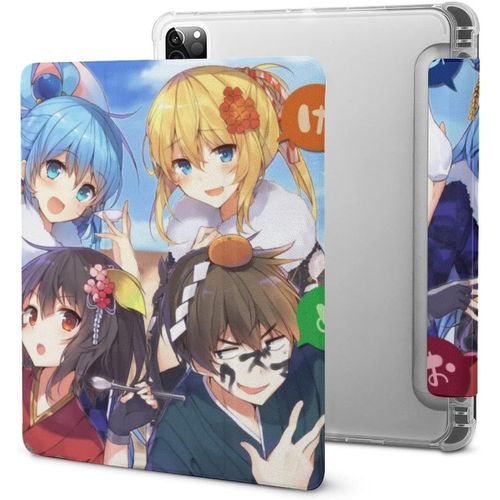 Megumin Bad Goddess Kono Subarashii Sekai Ni Shukufuku Wo Étui Pour Ipad Pro 2021 Avec Plumier, Résistant Aux Chocs, Mise En Veille/Réveil Automatique, Coque De Protection Transparente Pour Tablette 11 Pouces