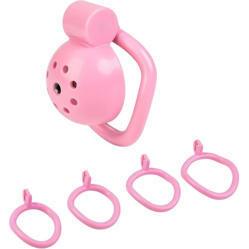 Kal-Cage De Chasteté Homme Chasteté Pour Pénis Bdsm Chastete¿E Pour Pénis Men Sex Toy¿S Pour Punition Sextoyse Couple Plaisir 680 (Metal Tube,Pink)