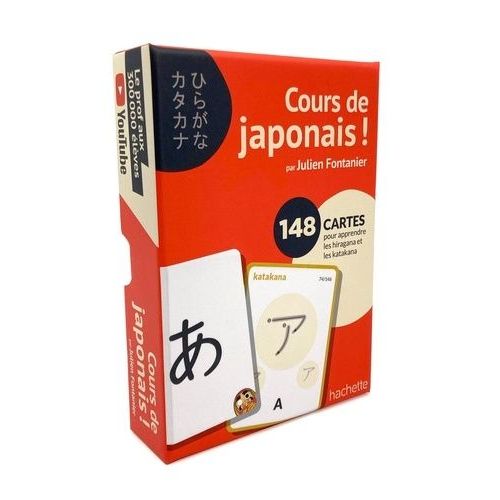 Cours De Japonais ! - 148 Cartes Pour Apprendre Les Hiragana Et Katakana
