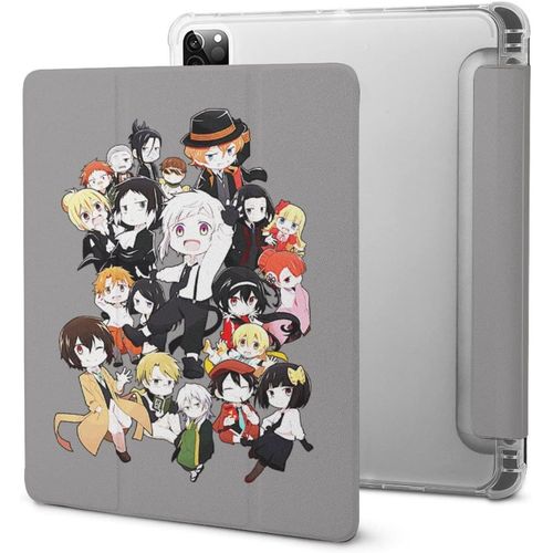Bungo Stray Dogs Duplicate Ipad Pro Case 2021 Avec Plumier, Antichoc, Veille/Réveil Automatique, Housse De Protection Transparente Pour Tablette 11 Pouces