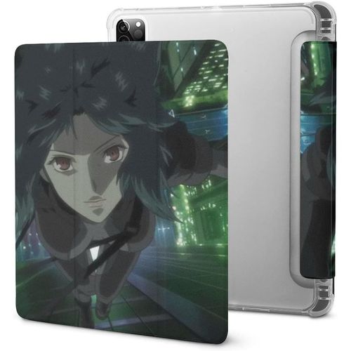Motoko Kusanagi Ghost In The Shell Étui Pour Ipad Pro 2021 Avec Plumier, Résistant Aux Chocs, Veille/Réveil Automatique, Housse De Protection Transparente Pour Tablette 11 Pouces