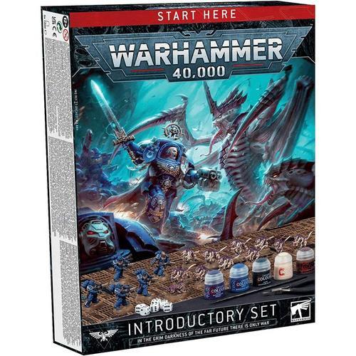 Set D'introduction Au Jeu De Combat Warhammer 40.000 Avec Figurines A Assembler Et A Peindre - Version Anglaise - 40.04