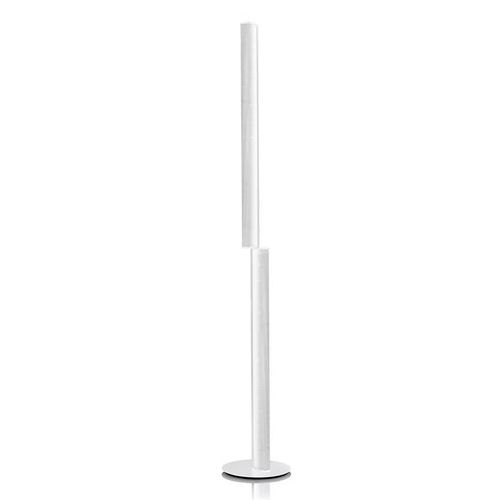 Slamp Lampadaire Modula Twisted (Gris Clair Et Cristal - Lentiflex®, Abs Et Acier)