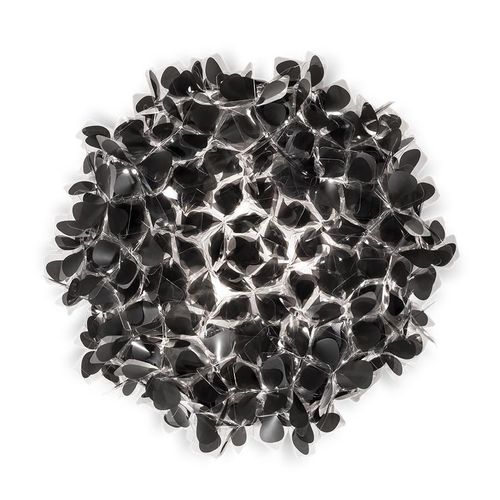 Slamp Lampe Murale Applique Ou Lampe De Plafond Plafonnier Clizia Mama Non Mama Black (Large - Cristalflex®)