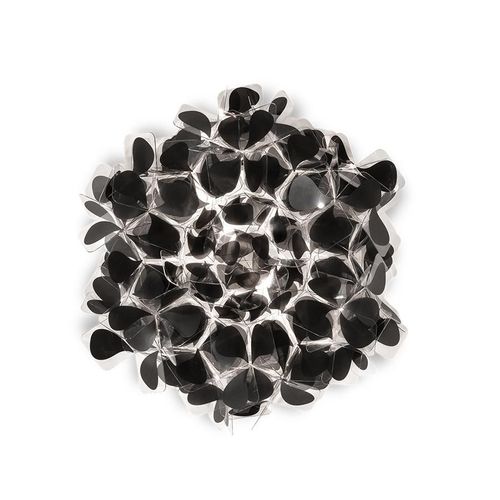 Slamp Lampe Murale Applique Ou Lampe De Plafond Plafonnier Clizia Mama Non Mama Black (Mini - Cristalflex®)