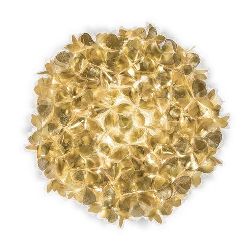 Slamp Lampe Murale Applique Ou Lampe De Plafond Plafonnier Clizia Mama Non Mama Gold (Large - Cristalflex®)
