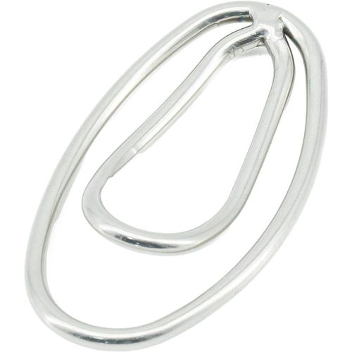 Kal-Sissy Chastity Cage Clip Pour Hommes, Cage À Bite En Métal Pour Cacher Le Pénis Et Le Scrotum, Petite Cage À Pénis Sm Jouets Sexuels (Silver)