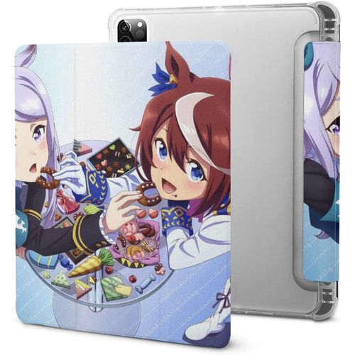 Étui Tokai Teio Mejiro Mcqueen Pour Ipad Pro 2021 Avec Porte-Stylo, Résistant Aux Chocs, Veille/Réveil Automatique, Housse De Protection Transparente Pour Tablette 11 Pouces