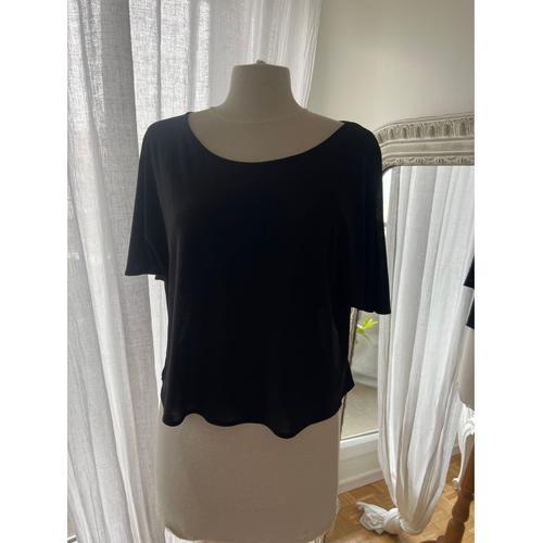 Pull Noir Zara À Manches Larges Papillons / Zara Black Sweater With Wide Butterfly Sleeves