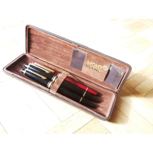 Parure De 3 Stylos Plume Montblanc