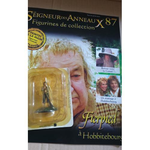 Collection Figurine Seigneur Des Anneaux 87 Eaglemoss : Hobbit Fierpied Avec Fascicule
